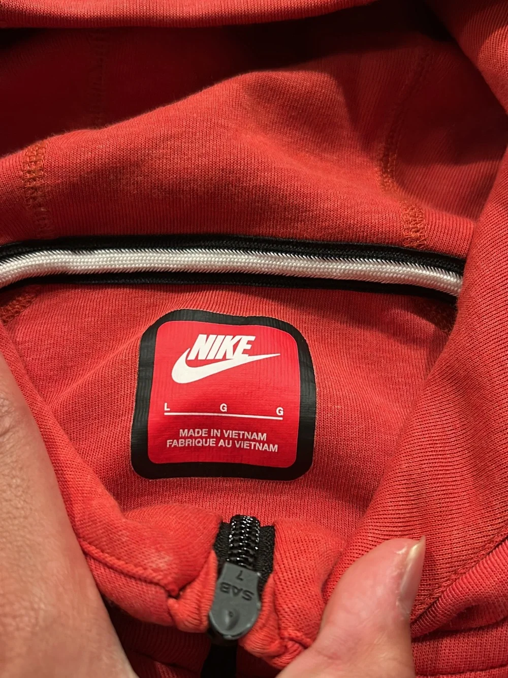 Nike Red Kids Full-Zip Hoodie Jacket